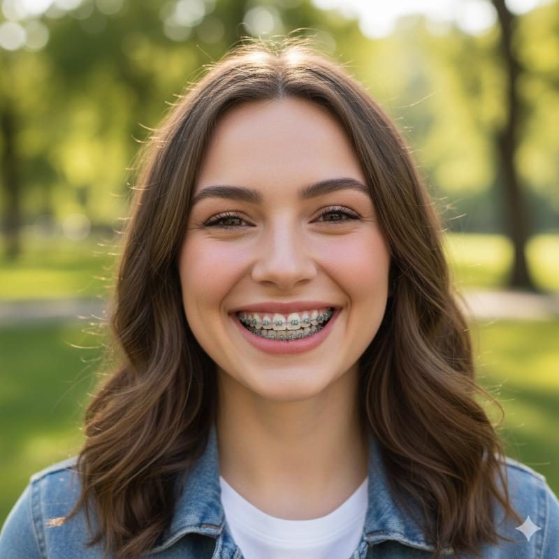 Traditional metal braces